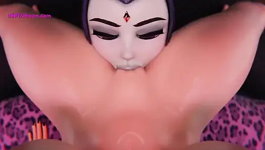 Gothic Night: Trio Semok Menemukan Gairah dalam Threesome 3D Sensual