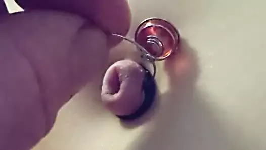 Outie Belly Button Navel Torture with Jewelry
