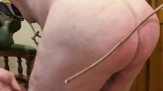 Caning my ass and sitting on stinging nettles. Nipple clamps and heavy chain.