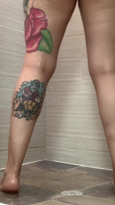 Foot Worship - Foot Shower, Shave & Red Nails