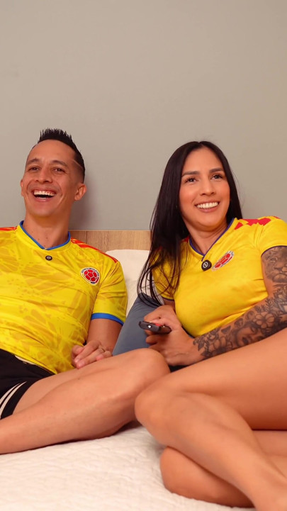 MILF Stepmother Fuck with Her Watching the World Cup Game
