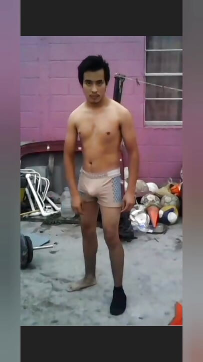 Jesus in excited boxer