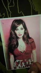 Zooey Deschanel Cum Tribute