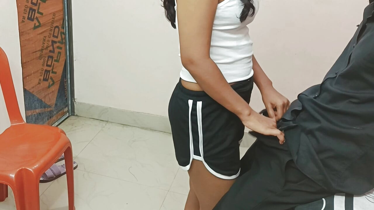 18 year teen girl punished by her by riding on his big cock , HOMEMADE