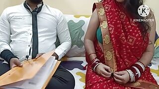 Hintli hizmetçi kaamwali bai k ile ofiste sath seks Hintçe seks