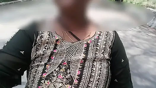 Bike Ride Boobs showing in public road and risk big natural boobs