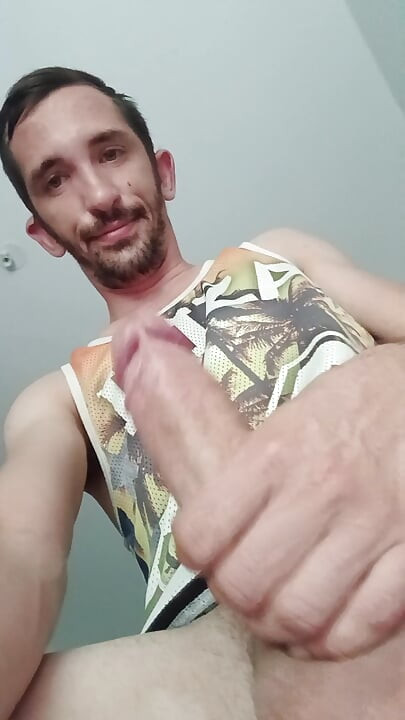 Young guy cumshots with his big