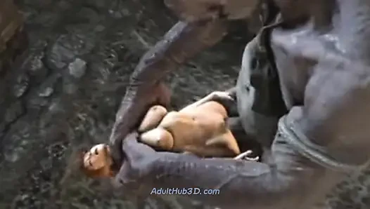 Tight Hole Stretched By Monster Dick In Extreme Scene