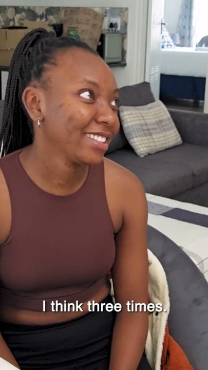 This THICK EBONY TEEN came in for a casting job... so I face fucked her throat senseless | Clip 1