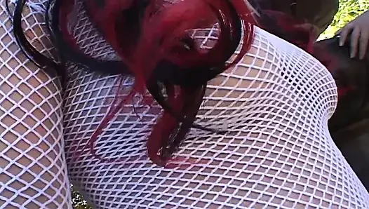 Hot girls eat cum after sucking massive cocks deep throat