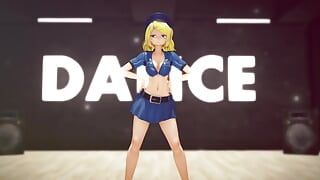 Mmd R-18 anime meisjes sexy dansclip 278