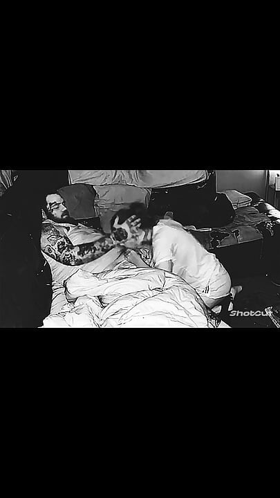 Roxy fucks on night vision cam