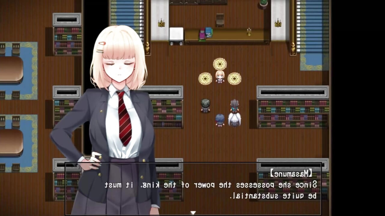 Amelie falls over and over again An endless week in Magic Academy hentai game sex dance ahegao fuck hard dildo