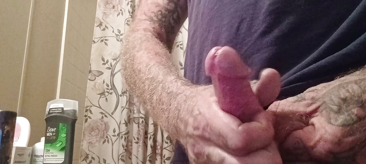 Daddy edging and releasing hot cum load