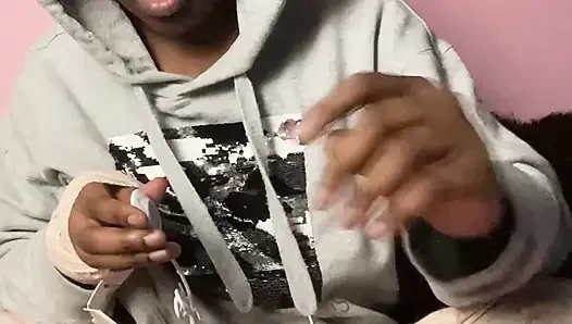 Ebony Webcam Girl Model Unboxing NEW Sex Toy