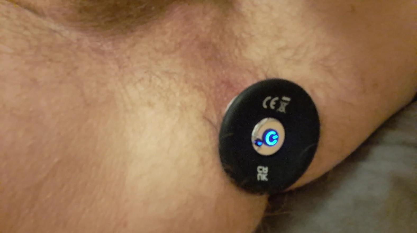 Moaning with anal vibrator