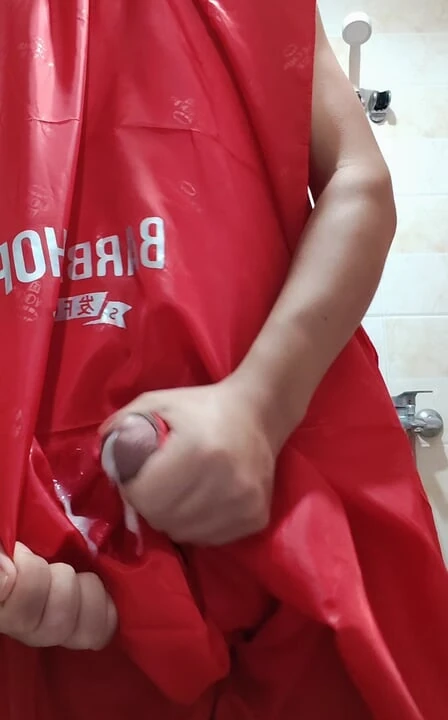 Εκσπερμάτωση με νάιλον κουρέα τυλίγματος μεταξιού