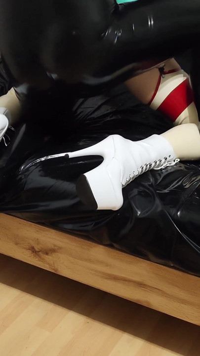 Hot Latex Nurse Got Fucked Hard. Second Angle