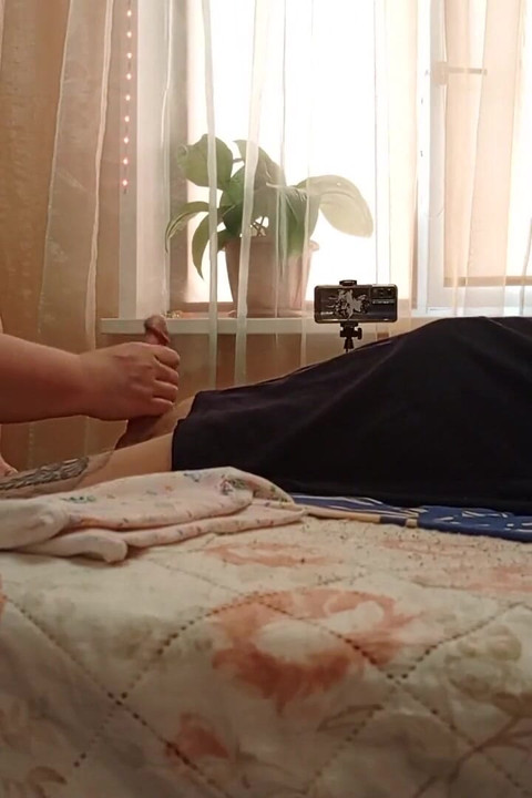 Blowjob and Dick Jerking From a Friend