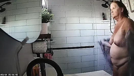 Mrs. Joanne Tanner a Real Public Schoolteacher Captured in the Shower 03-14-2026