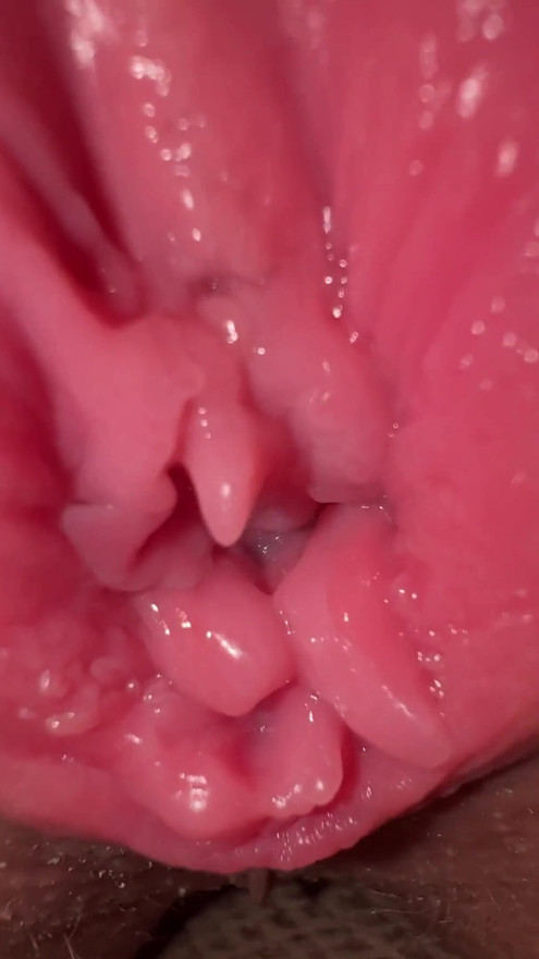 Pussy wide spreading and dirty talk
