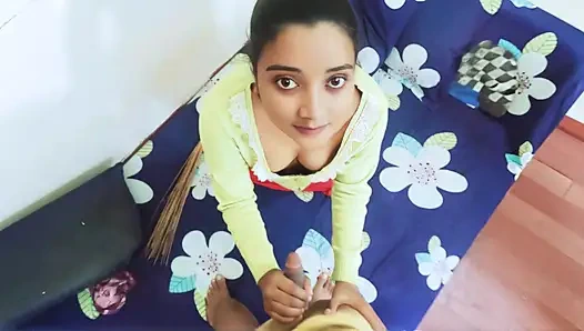 my stepmom give me to suck her boobs and than she get horny and give to duck her pink pussy