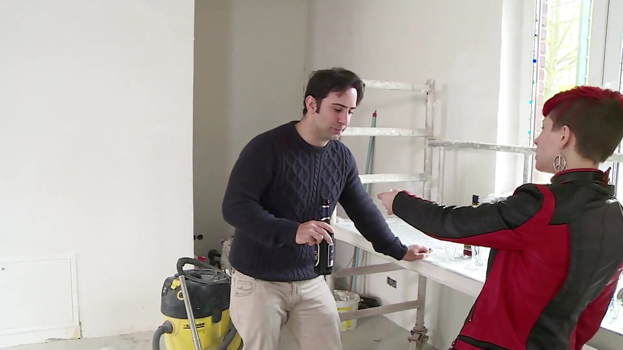 Sexy redhead chick with small tits gets fucked in her wet pussy