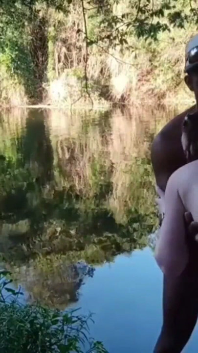 My friend took me to the forest, fucked me without a condom so I wouldn't get pregnant and liked it in my face | Clip 1