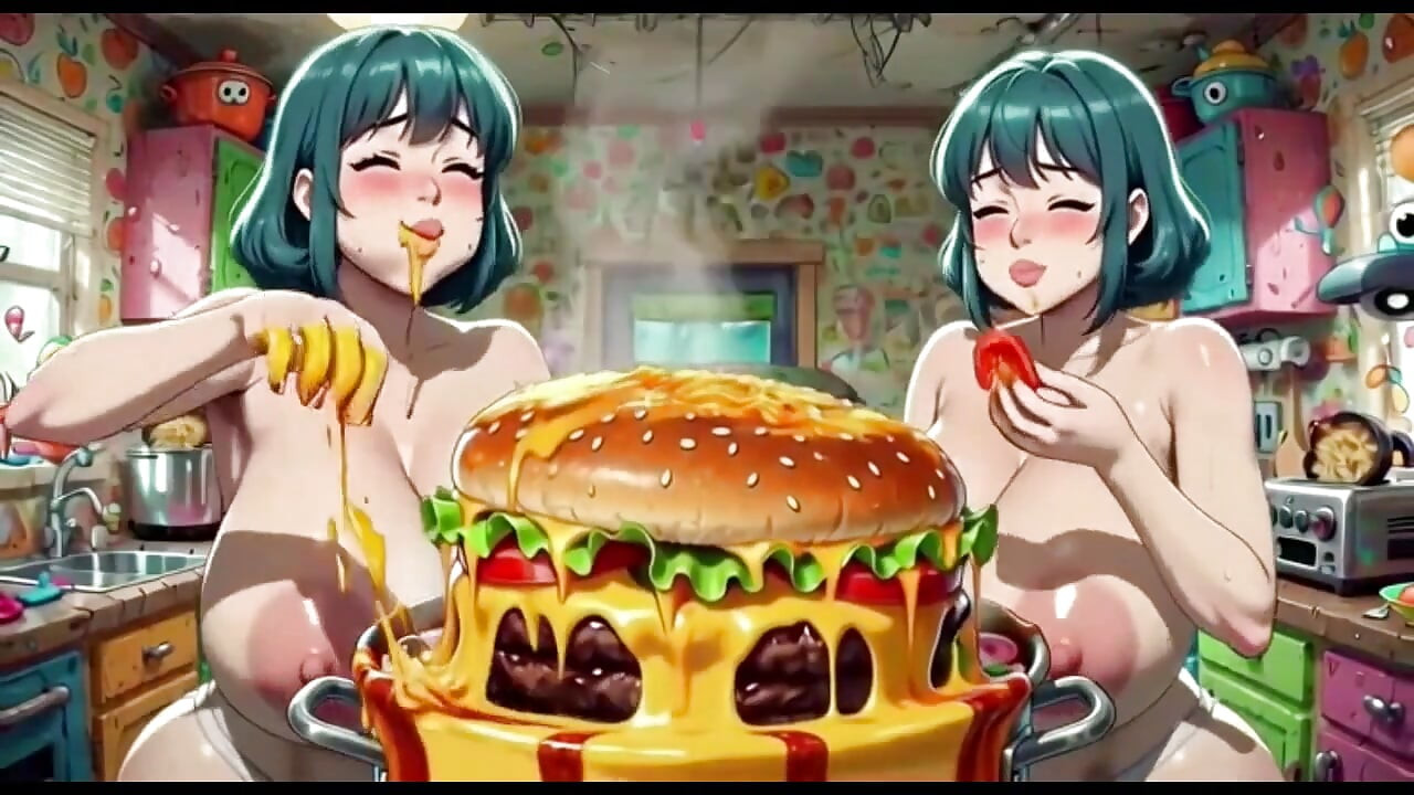 Funny Women Cooking, Ai Animation