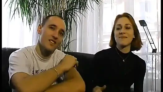 Küçük memeli güzel kızıl saçlı Crystal için ilk çift oyuncu seçmeleri