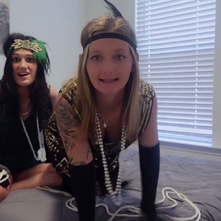 Peyton & Devyn 1920s Bondage