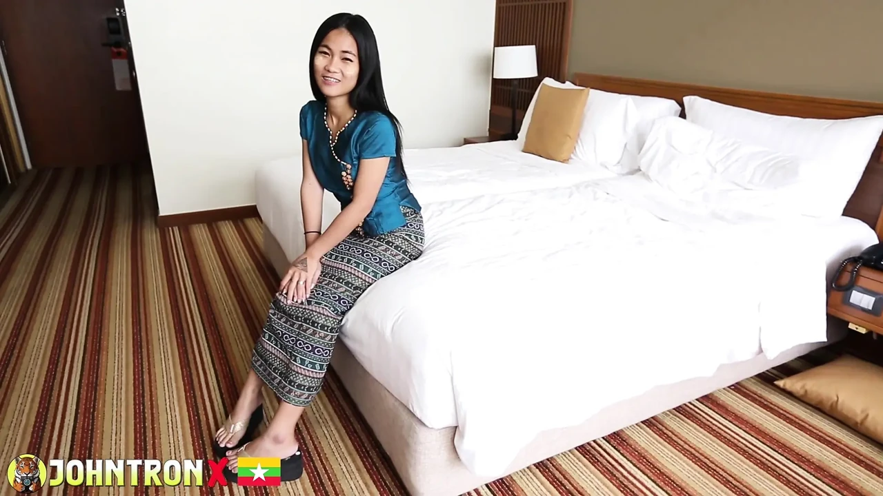 JohnTronX - Exotic Asian babe spreads her legs for my dick