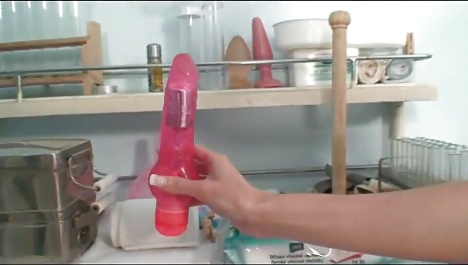 Fucking licking dildo playing in the hospital
