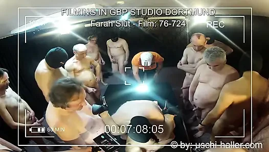Gangbang Party with turkish girl Farah Slut - Part 1