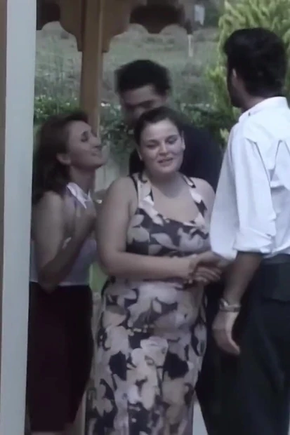 Tatilde Türk evli kadın eş değiştirme