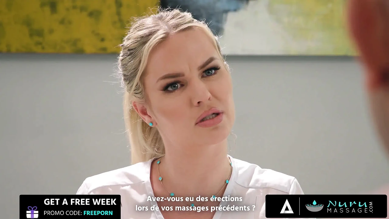 Nuru Massage - 性感女郎用热辣的努鲁法语字幕缓解客户的压力