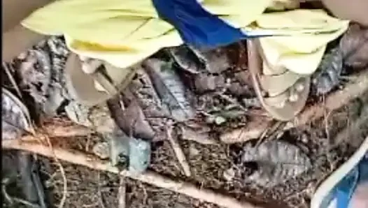 Istriku ngentot di hutan