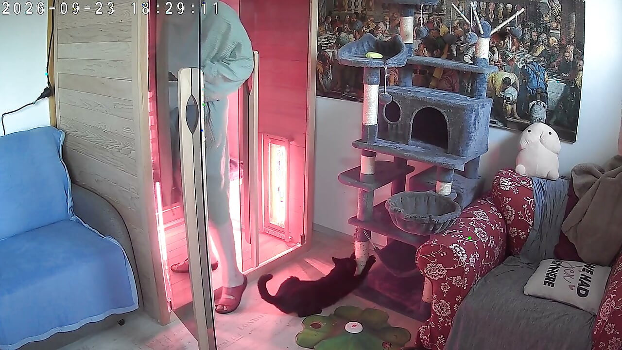 Nannycam Sauna Time