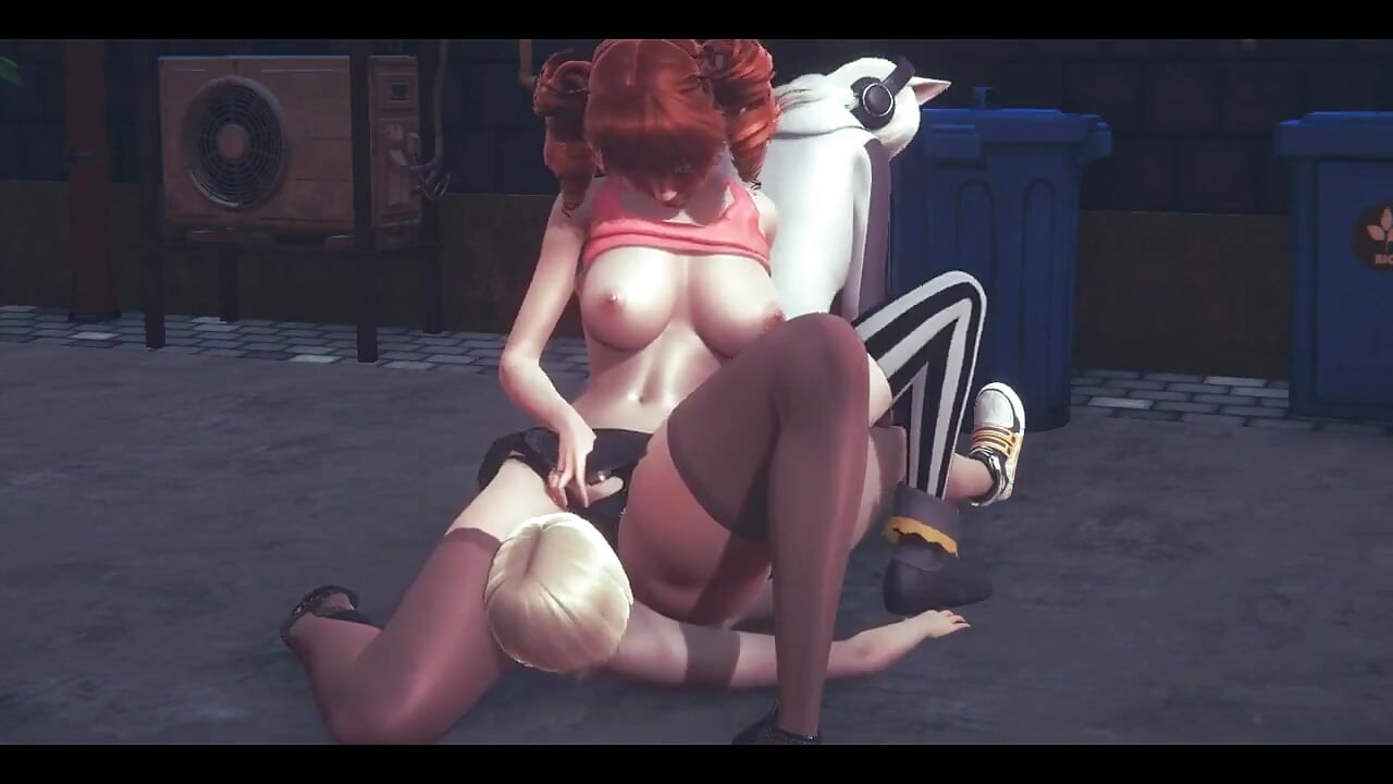 Futanari Hentai 3D bez cenzure - Omura Hardseks na ulici - japanska azijska manga anime filmska igra pornografija