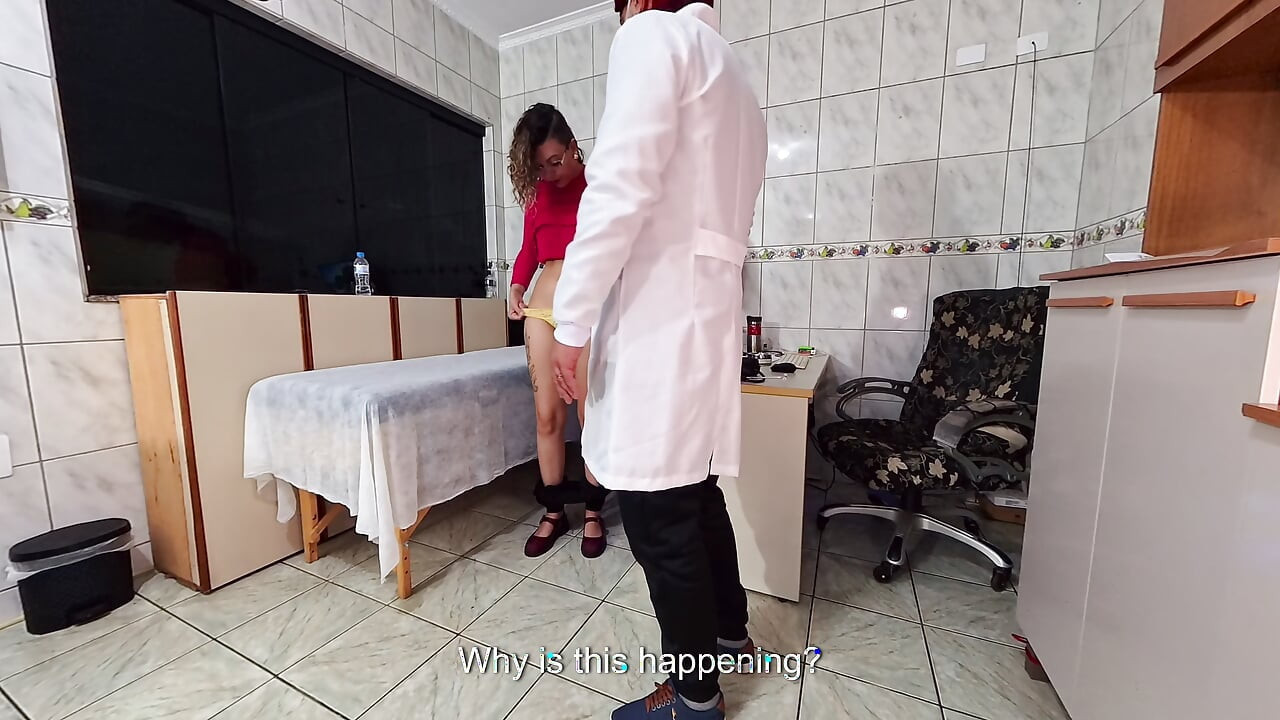 Examen anal que incluye la inserción de un tapón y sexo anal para retener el semen en su interior.