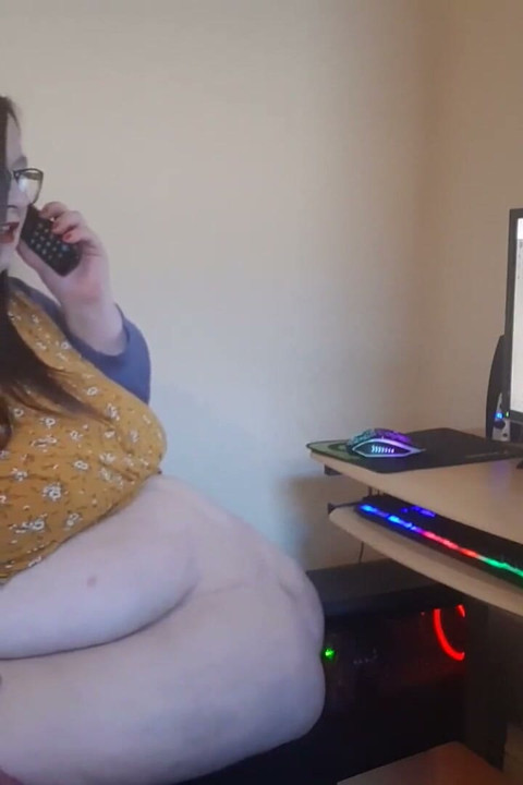 SSBBW secretary humiliated at work by boss - fantasy