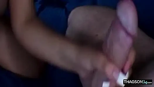 Mature MILF's Ass Stretched Wide with Dripping Cream Pie