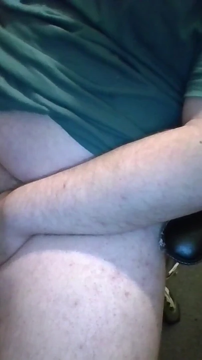 Epic moment from "Horny Fat man masturbating his small cock"