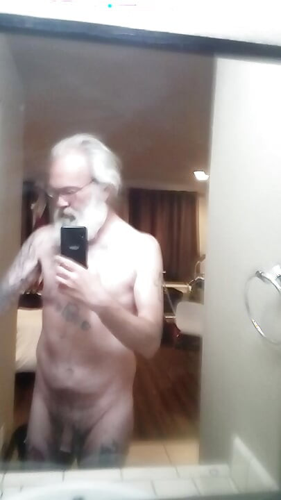 Just a response in a room from a nudist
