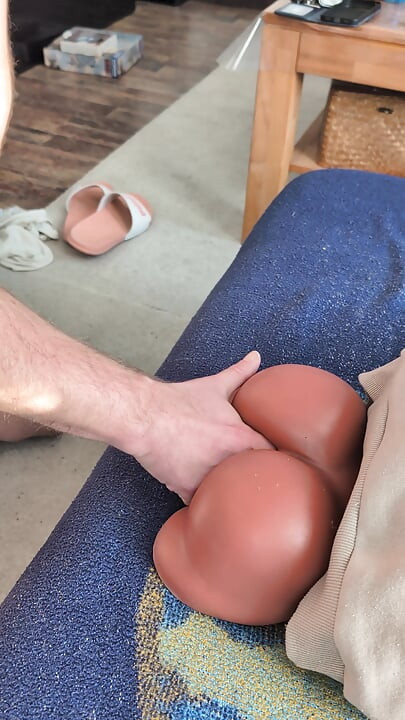 Hairy Daddy Rimming and Railing his Fuck Toy and Cums a Lot