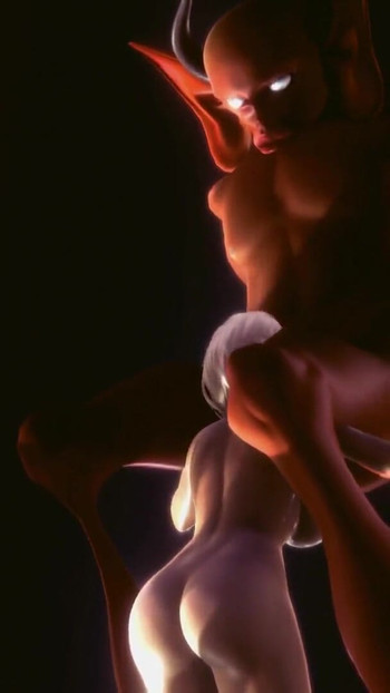 Unforgettable moment from "Demons Fucking Big Ass 2 (Part 1) Animation"