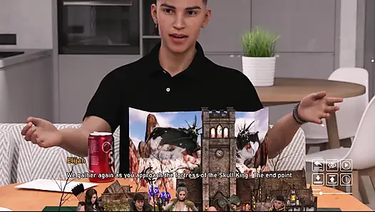 Debauchery'nin adımları 48 Elijah ve erkeklerle oyun d&d süper eğlenceliydi