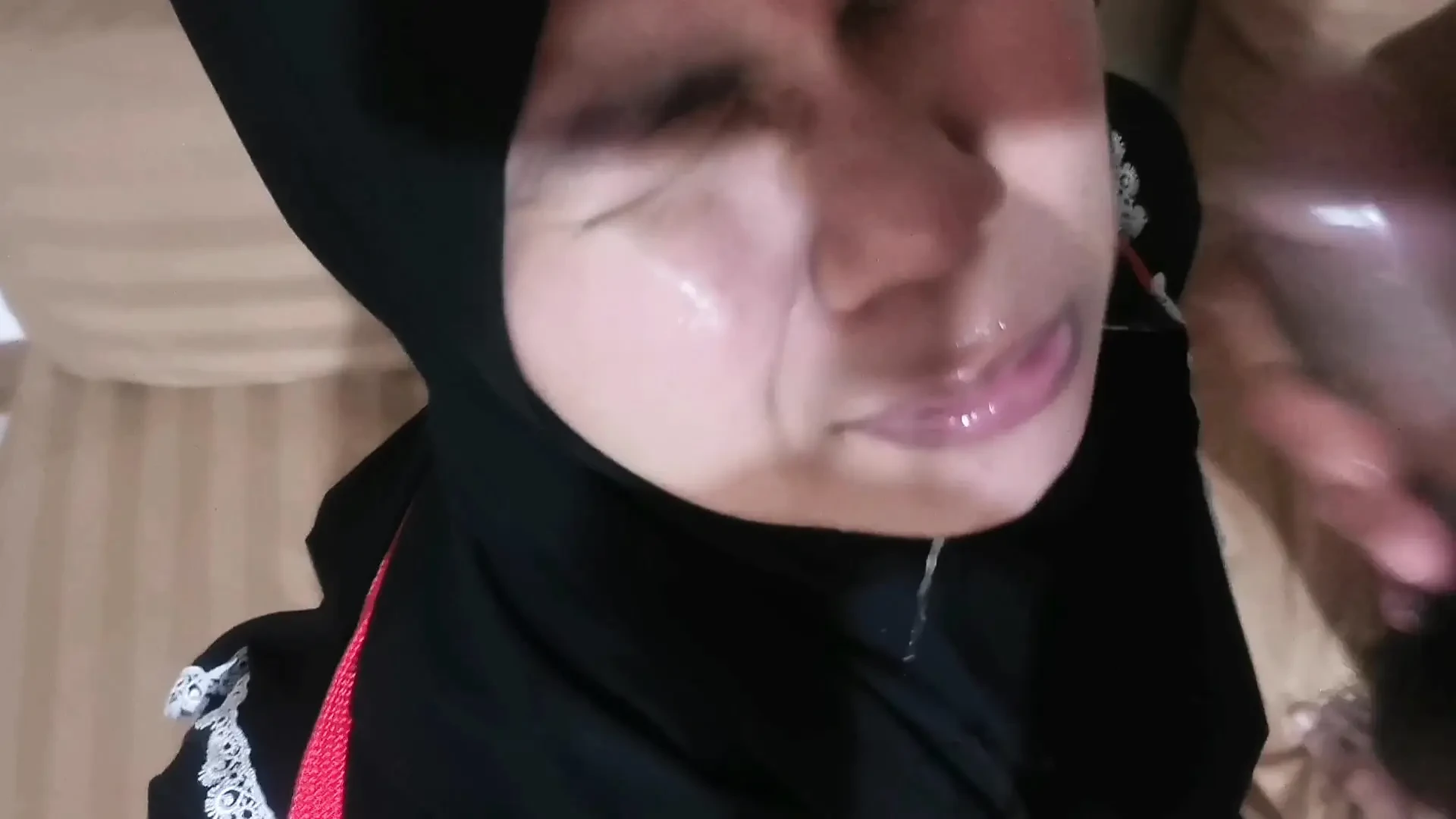 My stepfather stuffed his in his mouth until his mouth was torn.