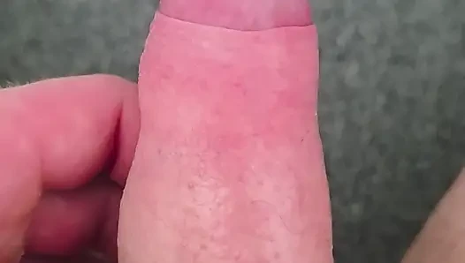 Playing with cock