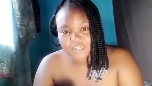 Große schwarze arsch-muschi-show